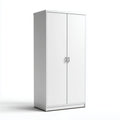 Wooden wardrobe with two doors and sleek design 180 x 90 x 45cm